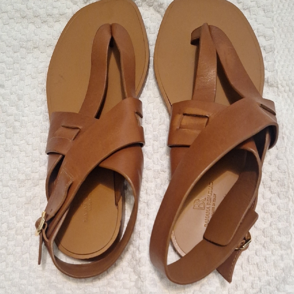 Banana Republic Brown Leather Sandals